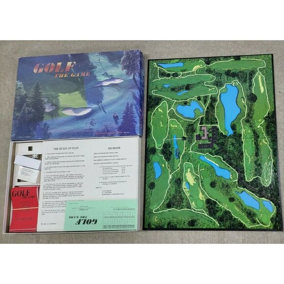 Golf The Game Board Game Man Cave Chance Trivia - Ready To Enjoy! VINTAGE 1995! - Picture 2 of 11